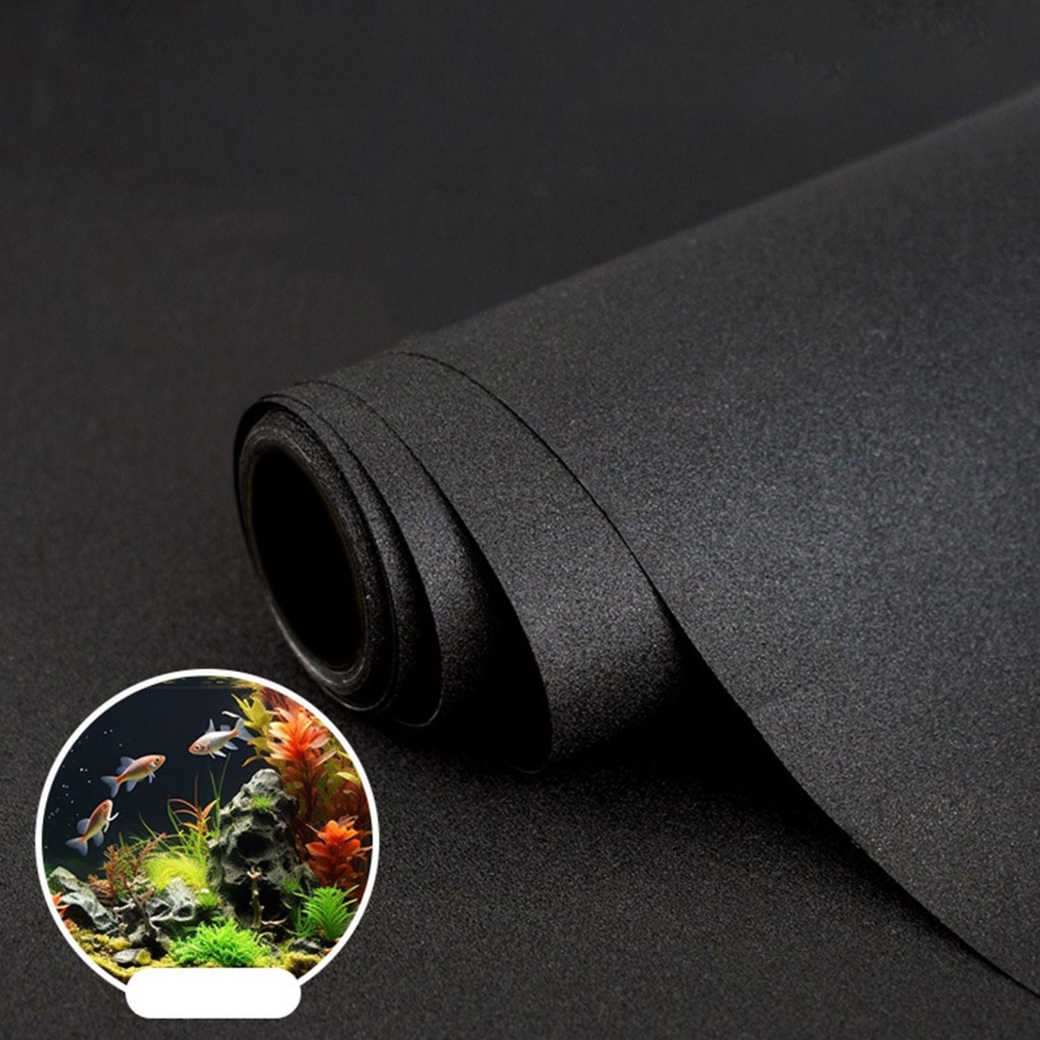 detailweergave van aquarium achtergrondfolie aquarium achtergrondfilm naadloze stijl cling installatie